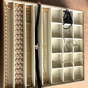 Jewelry box and all jewelries inside together